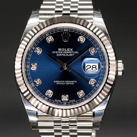 blue gold silver datejust rolex|rolex datejust new price.